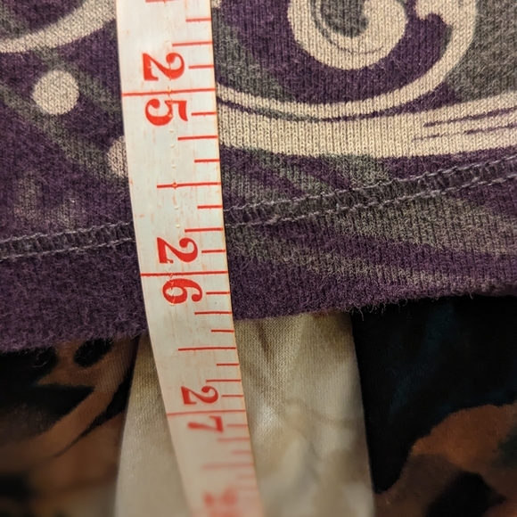 New Direction Woman Purple Floral Blouse with beading Plus Size 3X - Picture 7 of 7